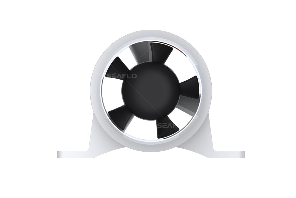 SEAFLO 3″ 145CFM in-Line Bilge Blower Fan for Marine/Ventilation/RV