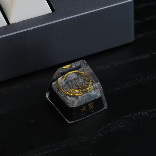 Thawella Keycaps,Resin Mechanical Keyboard Three-Dimensional Keycap,Wu Kong Transparent Personalized Replacement Keycaps for Gaming Keyboards