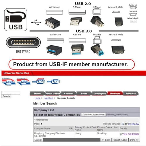 CY USB-C Type C Female 90 Degree Down Angled to USB 3.0 A Male Data Adapter for Laptop Desktop