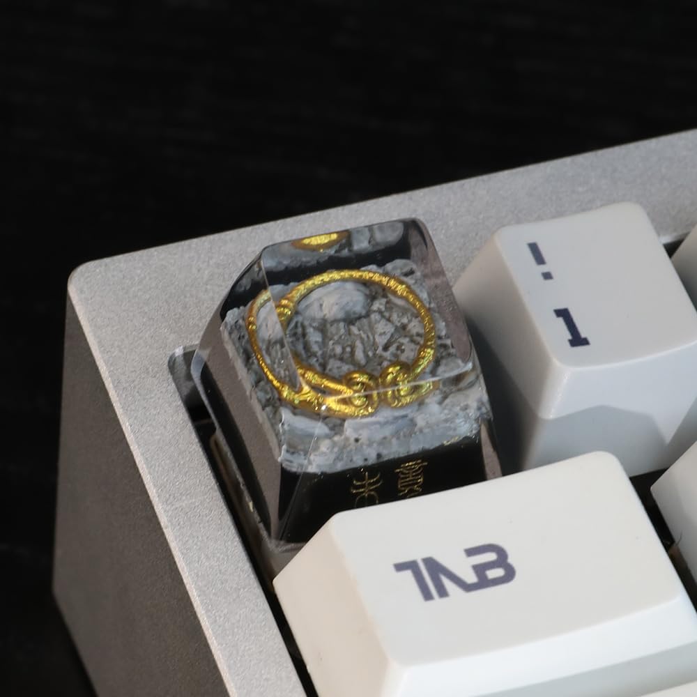 Thawella Keycaps,Resin Mechanical Keyboard Three-Dimensional Keycap,Wu Kong Transparent Personalized Replacement Keycaps for Gaming Keyboards