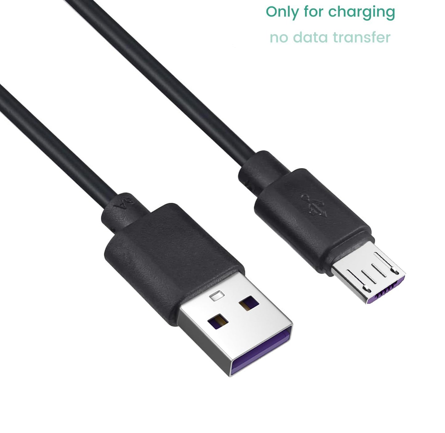 Smays 25 ft Micro USB Cable Replacement for Wyze Cam, Nest Camera - Extra Long Extension Power Cord (Black)