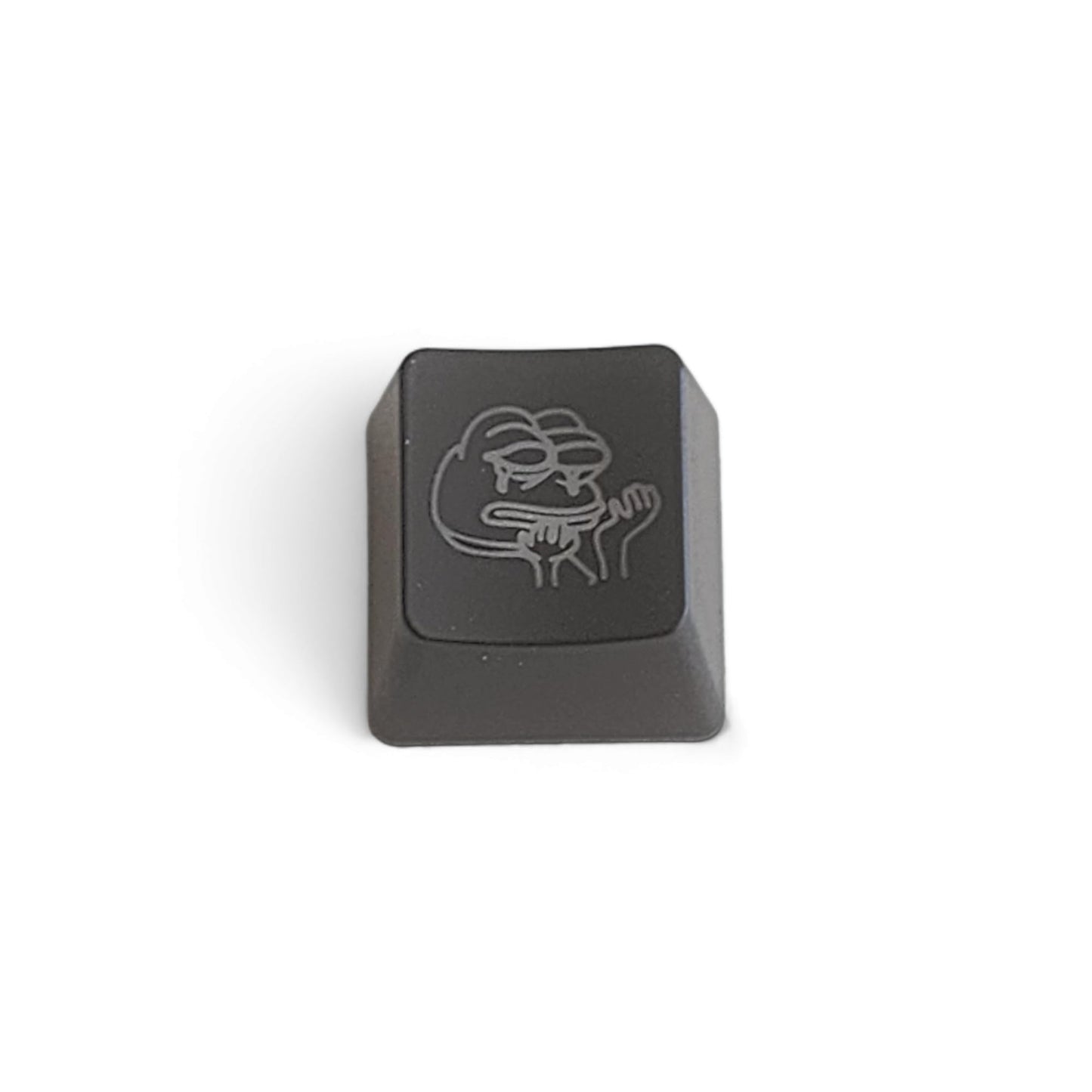 The Celly Plug Meme Frog Backlit Keycap Set - Custom kecaps for Cherry MX Mechanical Keyboard, SA Profile, R4 Keycaps, Translucent Backlight, PC Gaming Gifts, Personalized Keycap (Frog/Escape Key)