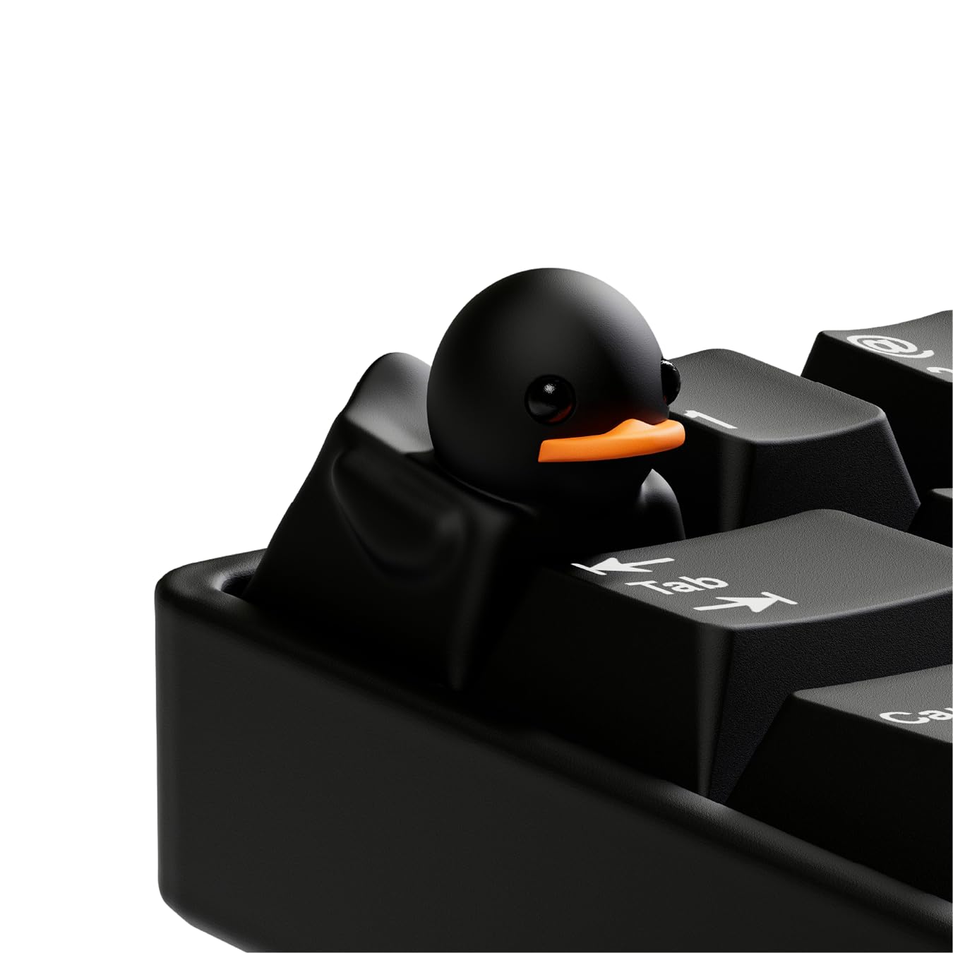 Duckeys Duck Keycap - ABS PVC Keycap Replacement, for MX Mechanical Keyboards, OEM Profile, Custom ESC Key Replacement - Black