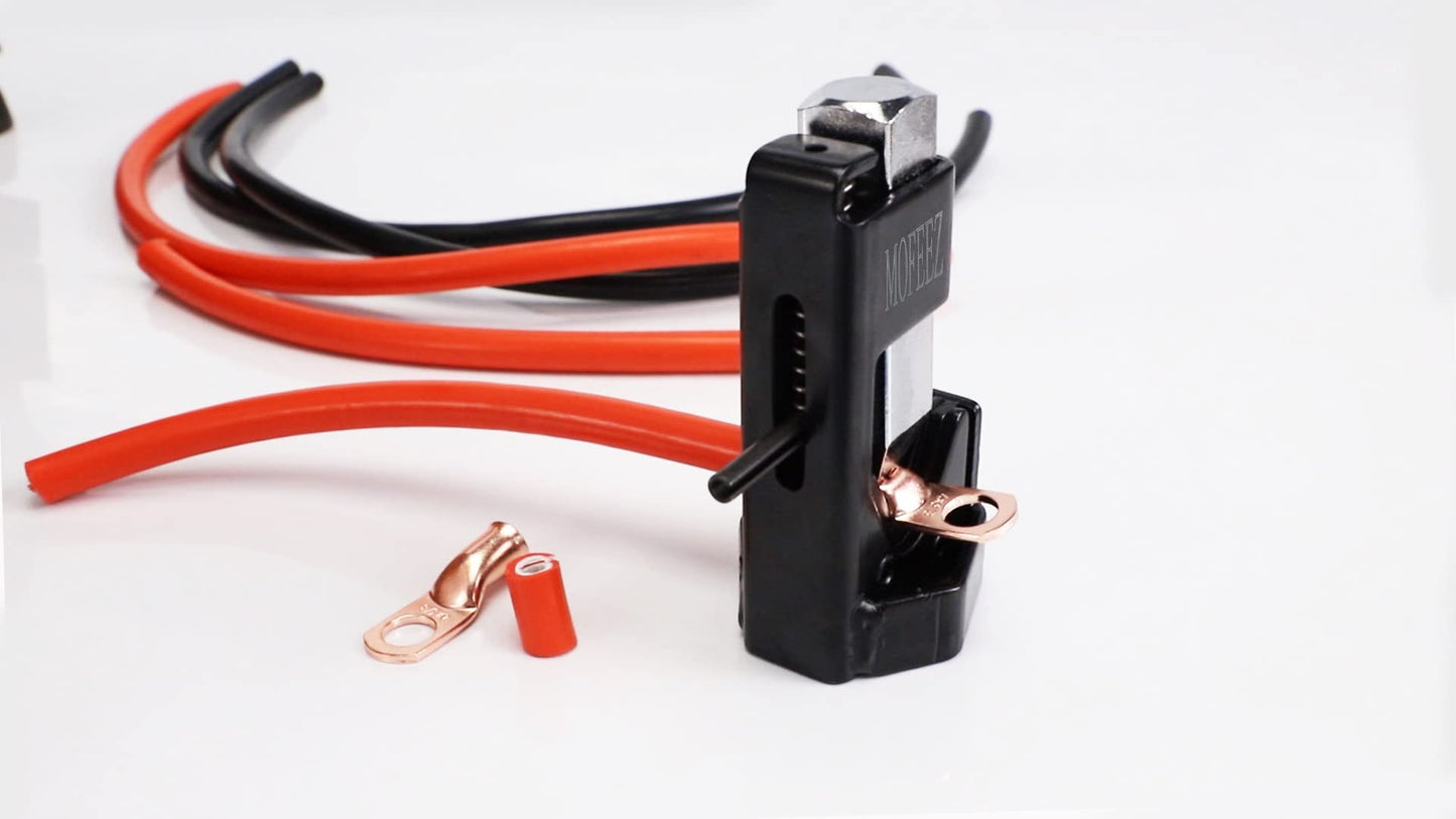 MOFEEZ Hammer Lug Crimper Tool for 8 AWG - 0000 AWG Battery and Welding Cables