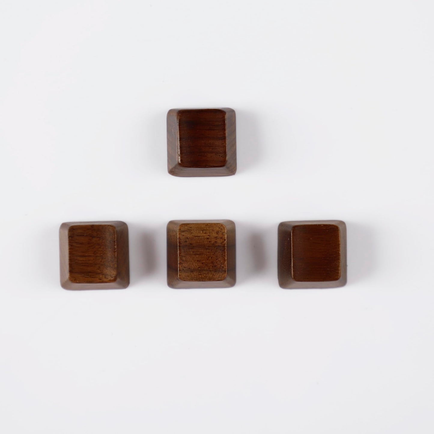 YMDK Wooden Keycap Solid Walnut Wood Keycap Novelty Keycaps Spacebar Esc Arrow Keys OEM Profile for Cherry MX Mechanical Keyboard (WASD 4 Keys R2 R3)