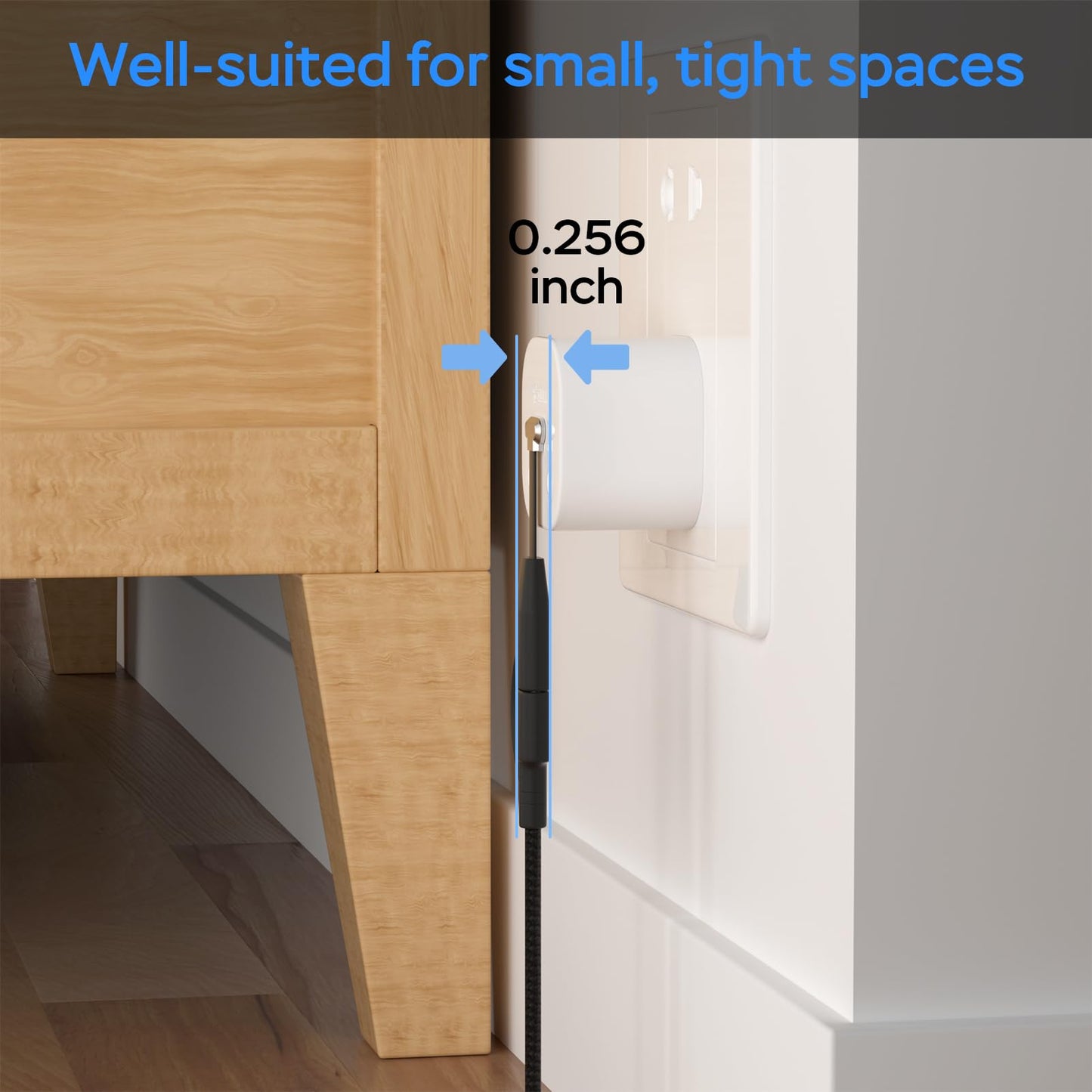 USB C Charger Cable, 60W 6ft Type C Charging Cable, Flat 90-Degree C-Port, High-Speed Data Transfer Compatible with Samsung S23/S22/S21, iPhone 15 Pro/Pro Max, MacBook Air/Pro, etc.