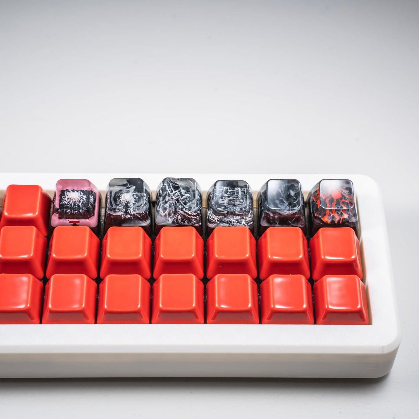 Artisan Keycaps Famous Landscape Series Resin Esc Keycap for Mechanical Keyboard (St.Helens Volcano Keycap)
