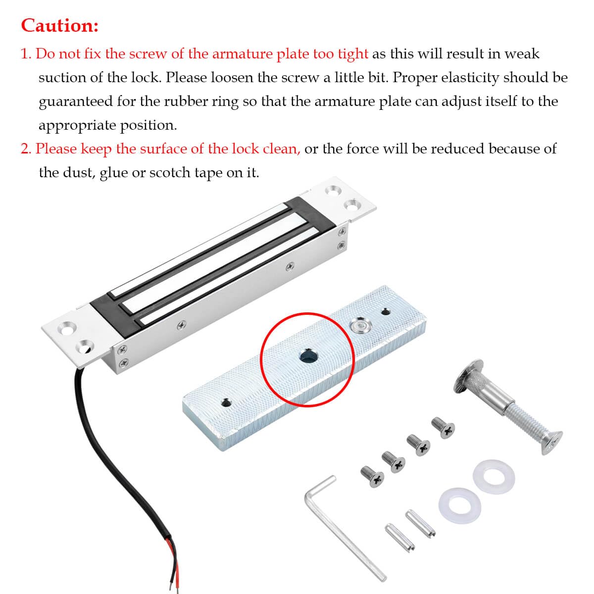 Electromagnet Flush Mount 180KG 350LBS Holding Force Embed Electric Magnetic Door Lock Waterproof 12V DC Fail Safe for Door Access System