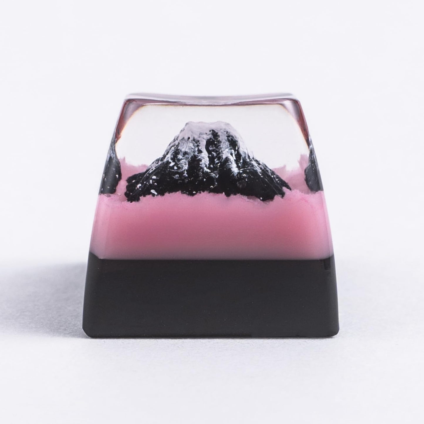 ULTRAEQUIP Artisan Keycap, Mount Fuji Sakura Mountain Custom Keycaps Esc Resin Handmade Keycaps fit MX Swith for Mechanical Keyboard