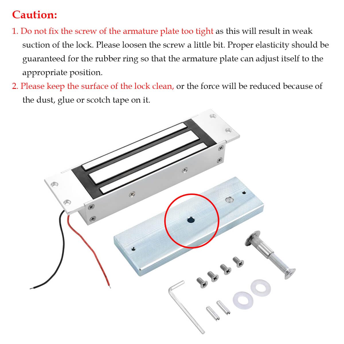 Electromagnet Flush Mount 500KG 1200LBS Holding Force Embed Electric Magnetic Door Lock Waterproof 12V DC Fail Safe for Door Access System