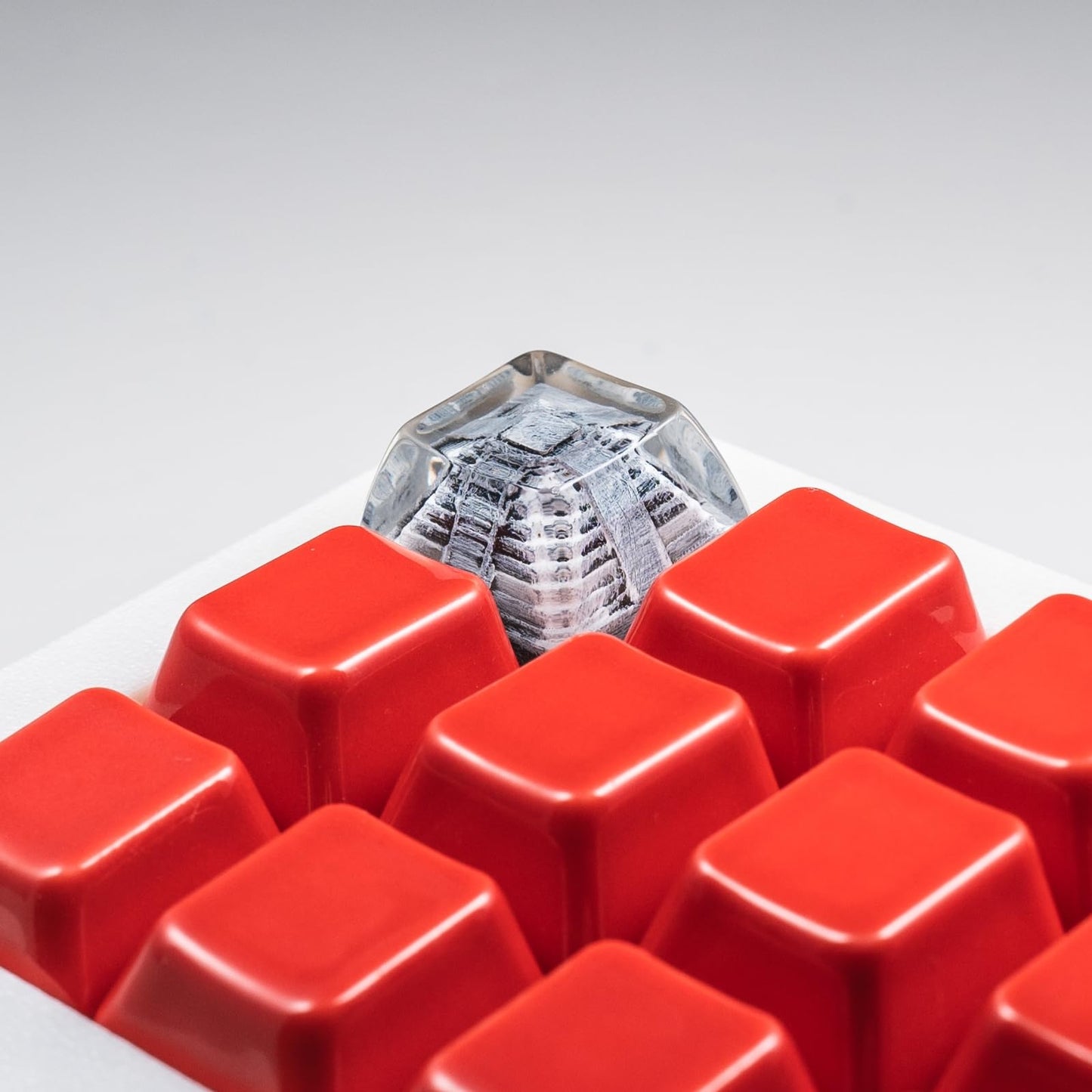 Artisan Keycaps Famous Landscape Series Resin Esc Keycap for Mechanical Keyboard (Snow Relics-SA R3 Profile)