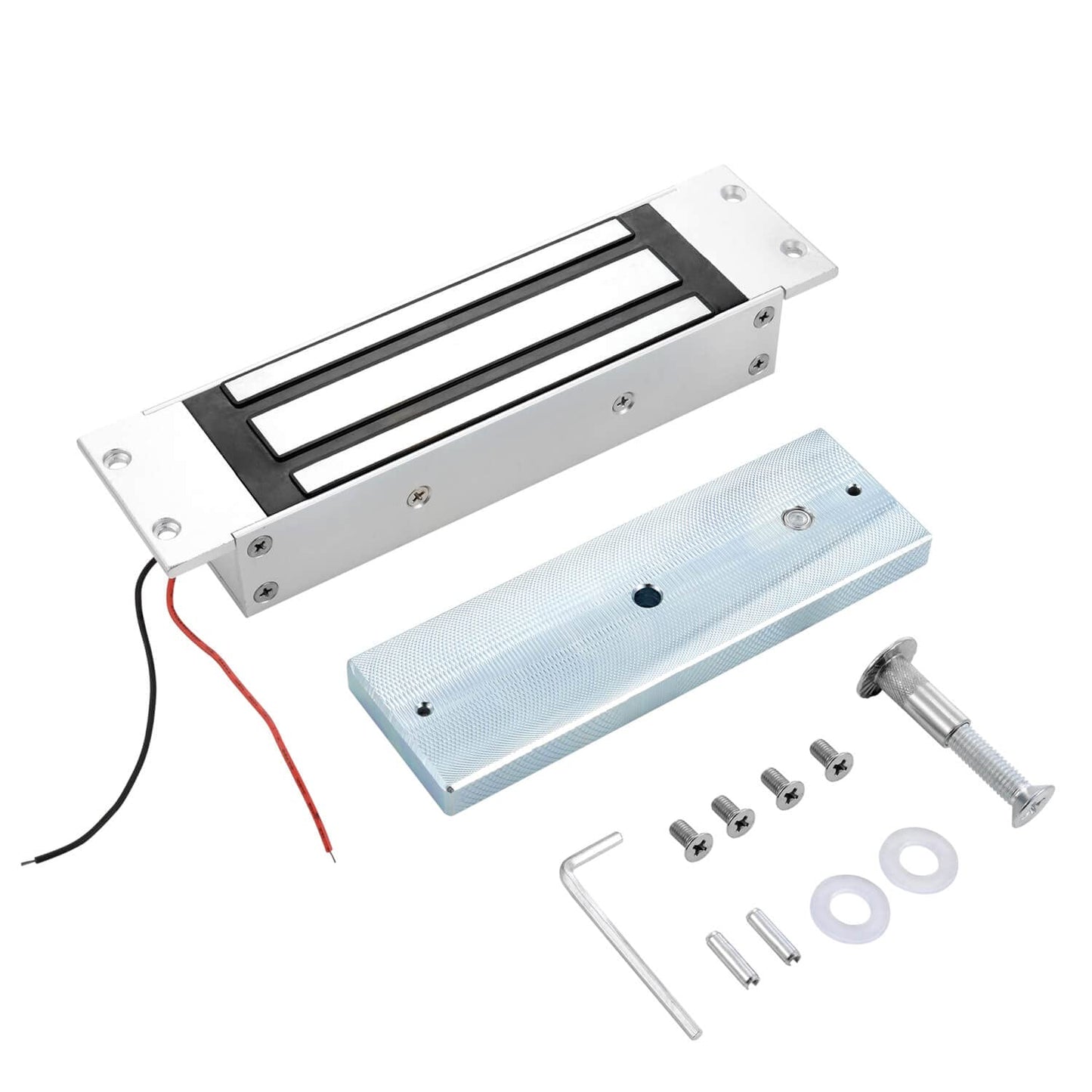 Electromagnet Flush Mount 500KG 1200LBS Holding Force Embed Electric Magnetic Door Lock Waterproof 12V DC Fail Safe for Door Access System