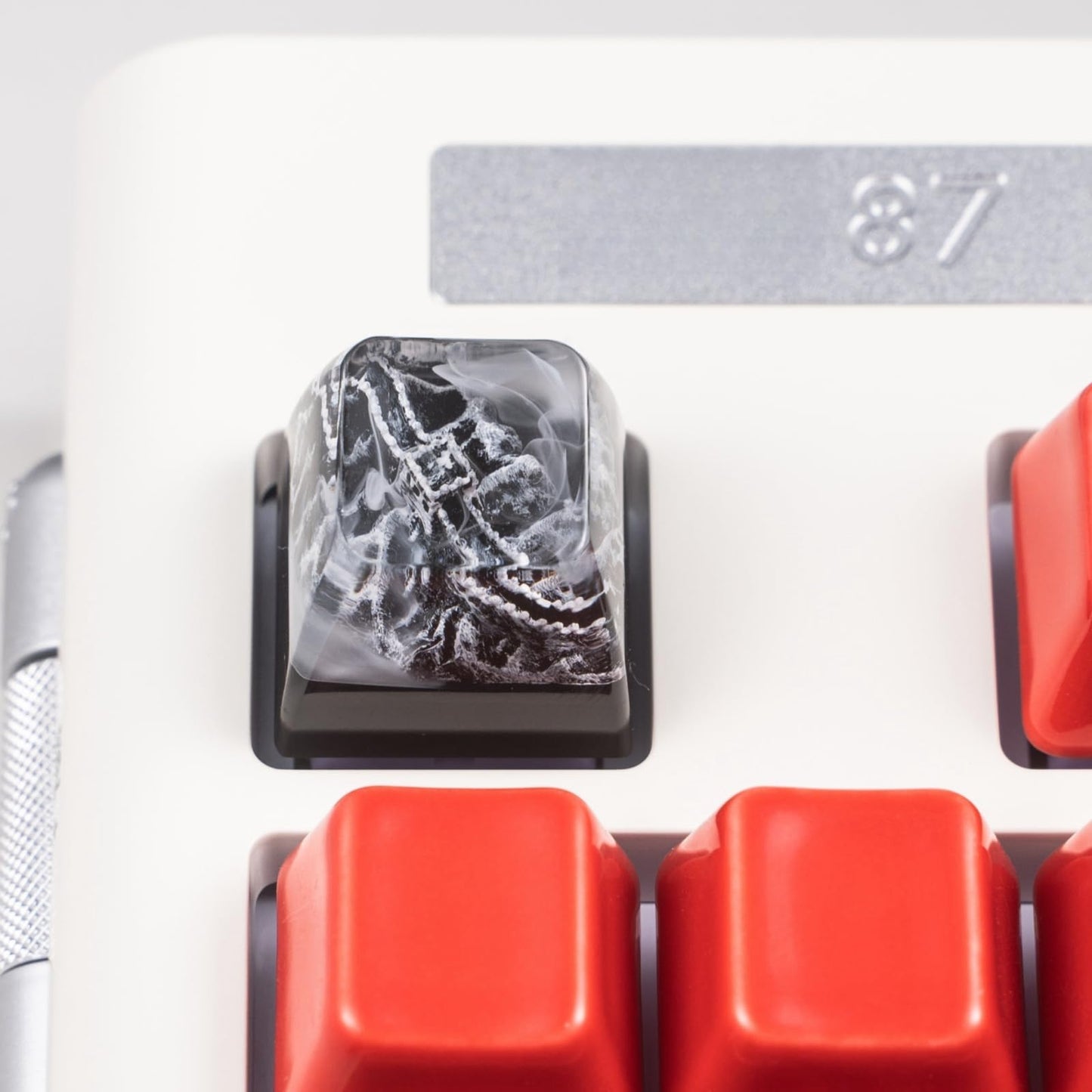 REDQIN Artisan Keycaps The Great Wall Shape SA Profile Handmade Keycap Escape Keycap Resin for Mechanical Keyboard