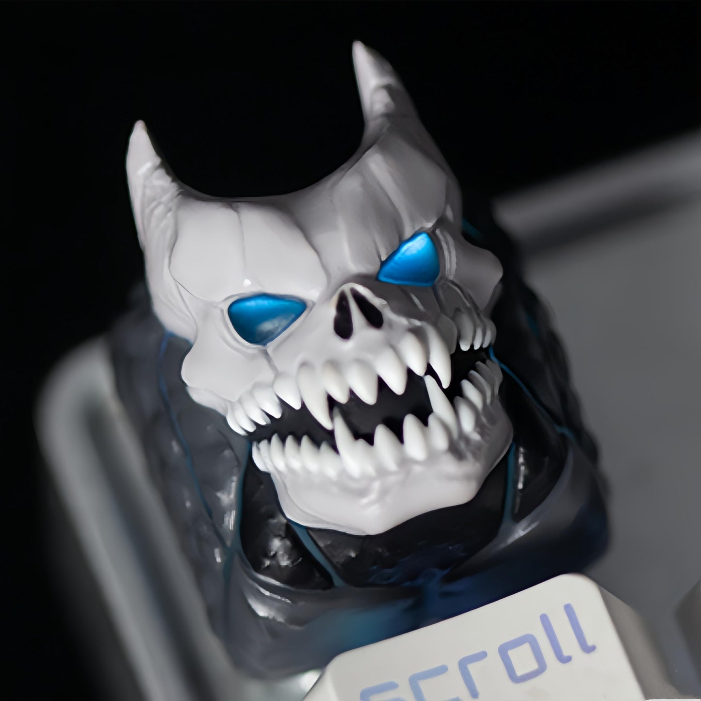 ULTRAEQUIP Artisan Keycaps - Anime keycaps Monster Keycaps Resin Handmade Keycap 1U Cherry Profile Keycaps for Mechanical Keyboard Key Cap