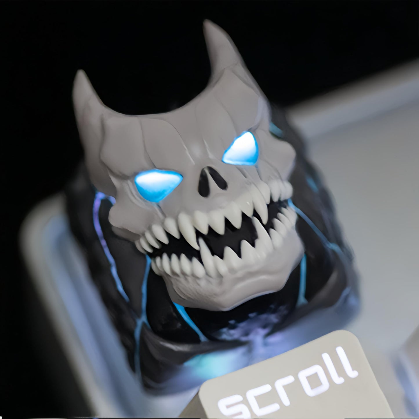 ULTRAEQUIP Artisan Keycaps - Anime keycaps Monster Keycaps Resin Handmade Keycap 1U Cherry Profile Keycaps for Mechanical Keyboard Key Cap