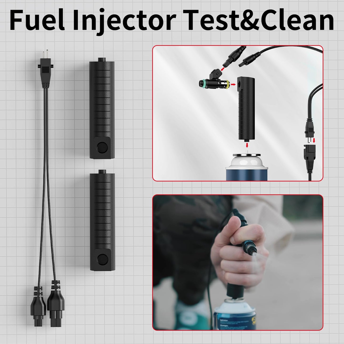Multifunctional Power Circuit Probe Tester DC Voltage 12V to 40V, 20FT Extension Wire, Grounding Testing, Component Activation, Short Circuit Positioning, Continuity Testing