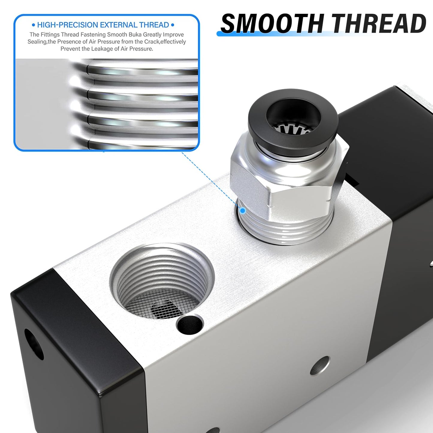 TAILONZ PNEUMATIC 1/4"NPT Solenoid Valve 3V210-08 DC12V Single Coil Pilot-Operated Electric 2 Position 3 Way Connection Type(Outlet wire)