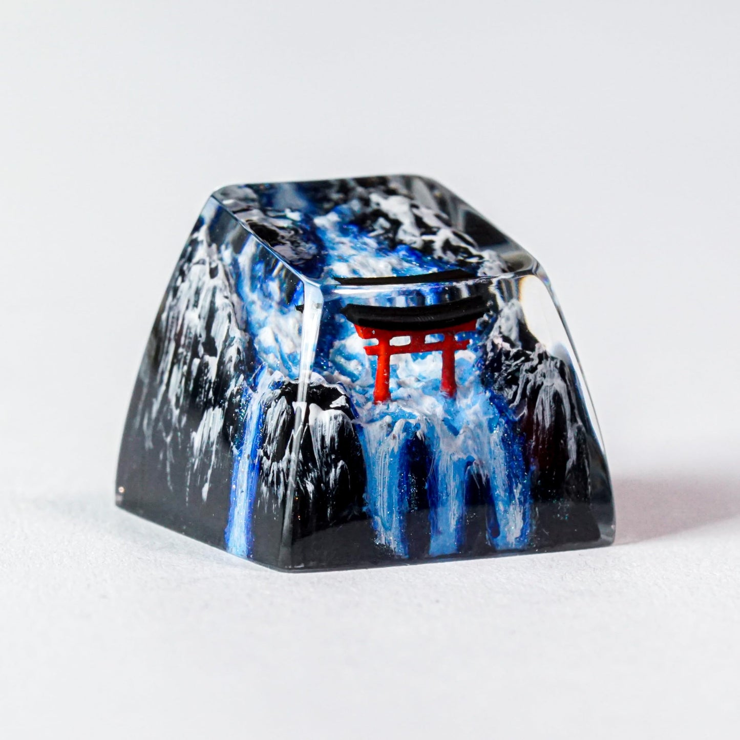 DATKEY Torii Gate Artisan Keycap - Japanese Resin Nature Landscape Gift for Man Husband Boyfriend on Christmas Anniversary