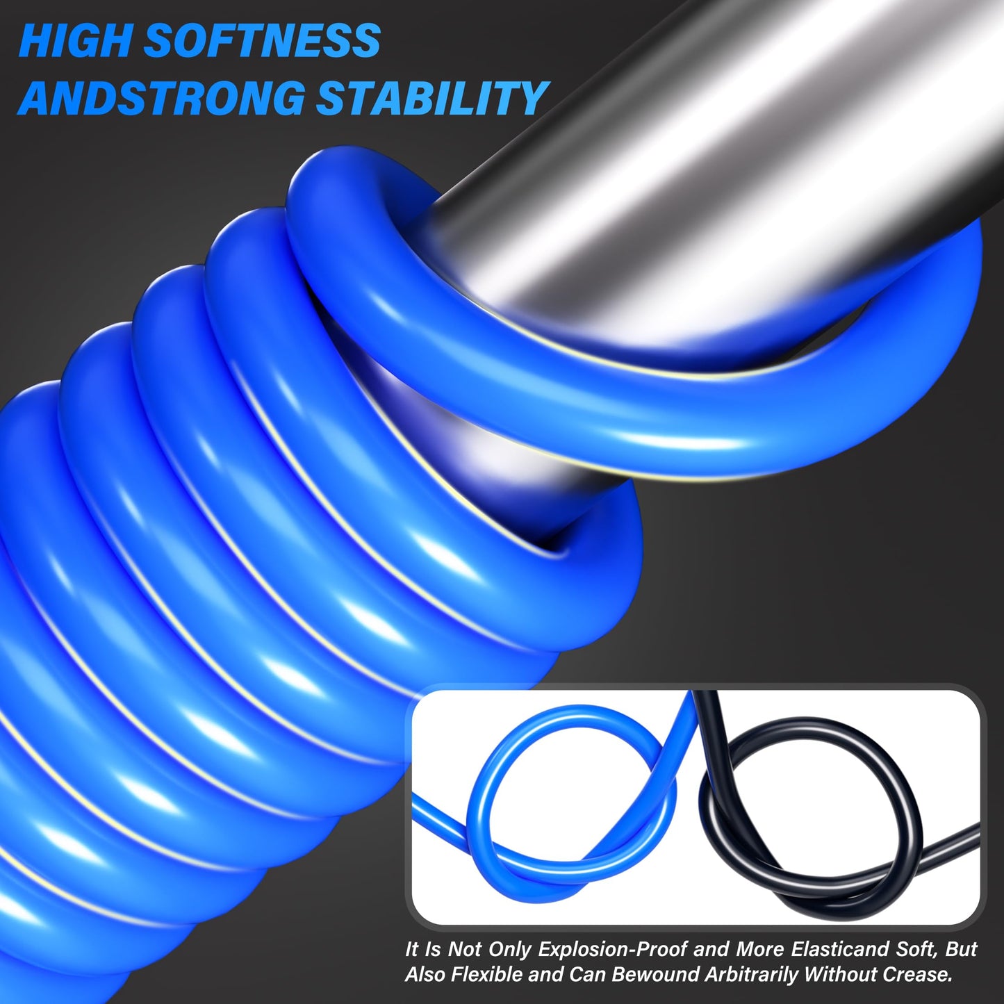 TAILONZ PNEUMATIC 12mm OD 8mm ID Polyurethane PU Air Hose Pipe Tube Kit 10 Meter 32.8ft