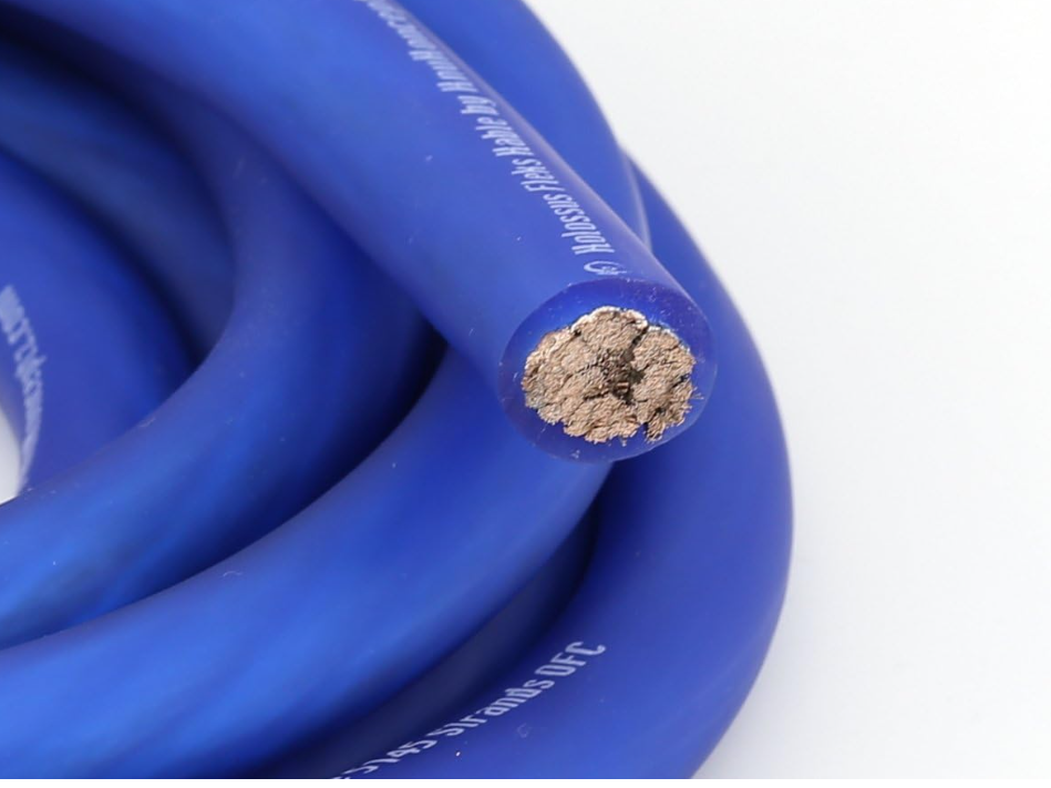 KnuKonceptz Kolossus Flex Kable OFC 8 Gauge Power Wire Copper Cable Blue 8 AWG