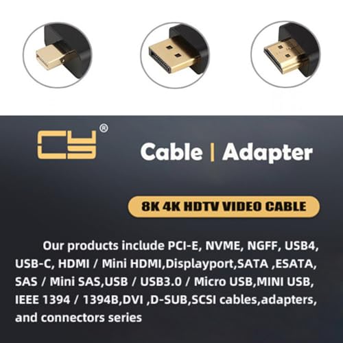 CY USB-C Type C Female 90 Degree Down Angled to USB 3.0 A Male Data Adapter for Laptop Desktop