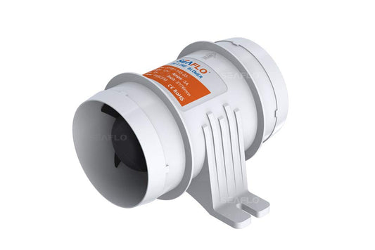 SEAFLO 3″ 145CFM in-Line Bilge Blower Fan for Marine/Ventilation/RV