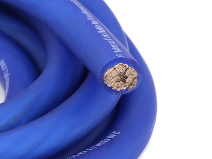 KnuKonceptz Kolossus Flex Kable 4 Gauge Power Wire Blue OFC