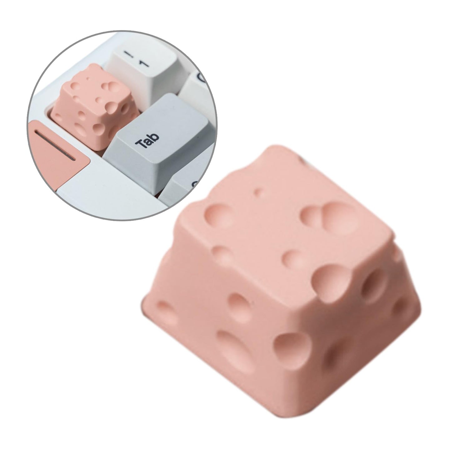 BANYUP Cute Keys 3D Cheese Cute Cartoon Keycaps Keycap for Mechanical Keyboard Keycap for Mechanical Keyboard Accessories Keyboard Replacement Keycap