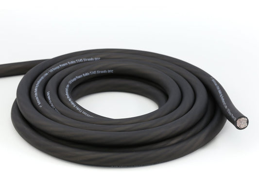 KnuKonceptz Kolossus Flex Kable OFC 8 Gauge Power Wire Copper Cable Black 8 AWG