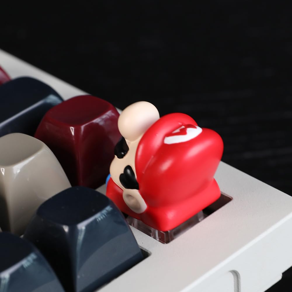 Thawella Custom Anime Keycap,Cute Cartoon 3D Resin Handmade Keycaps, Artisan ESC Key Cap Personalized Replacement for Mechanical Gaming Keyboard 1pc