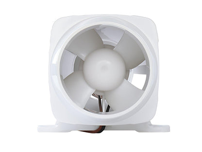 SEAFLO 3" In-Line Marine Bilge Air Blower 12V 130 CFM Ultra-Quiet White for Yacht/Sailboat/Boat - Model Number:SFIB1-130-01