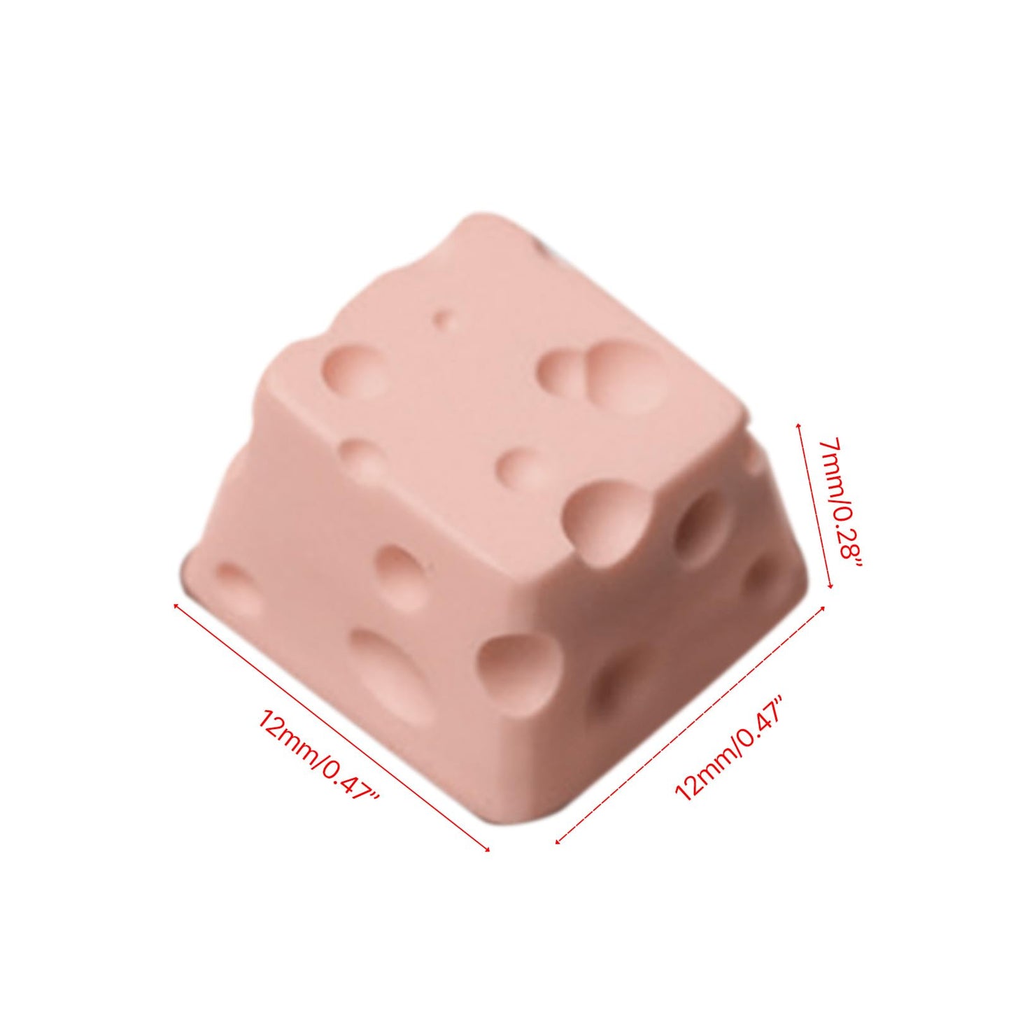 BANYUP Cute Keys 3D Cheese Cute Cartoon Keycaps Keycap for Mechanical Keyboard Keycap for Mechanical Keyboard Accessories Keyboard Replacement Keycap