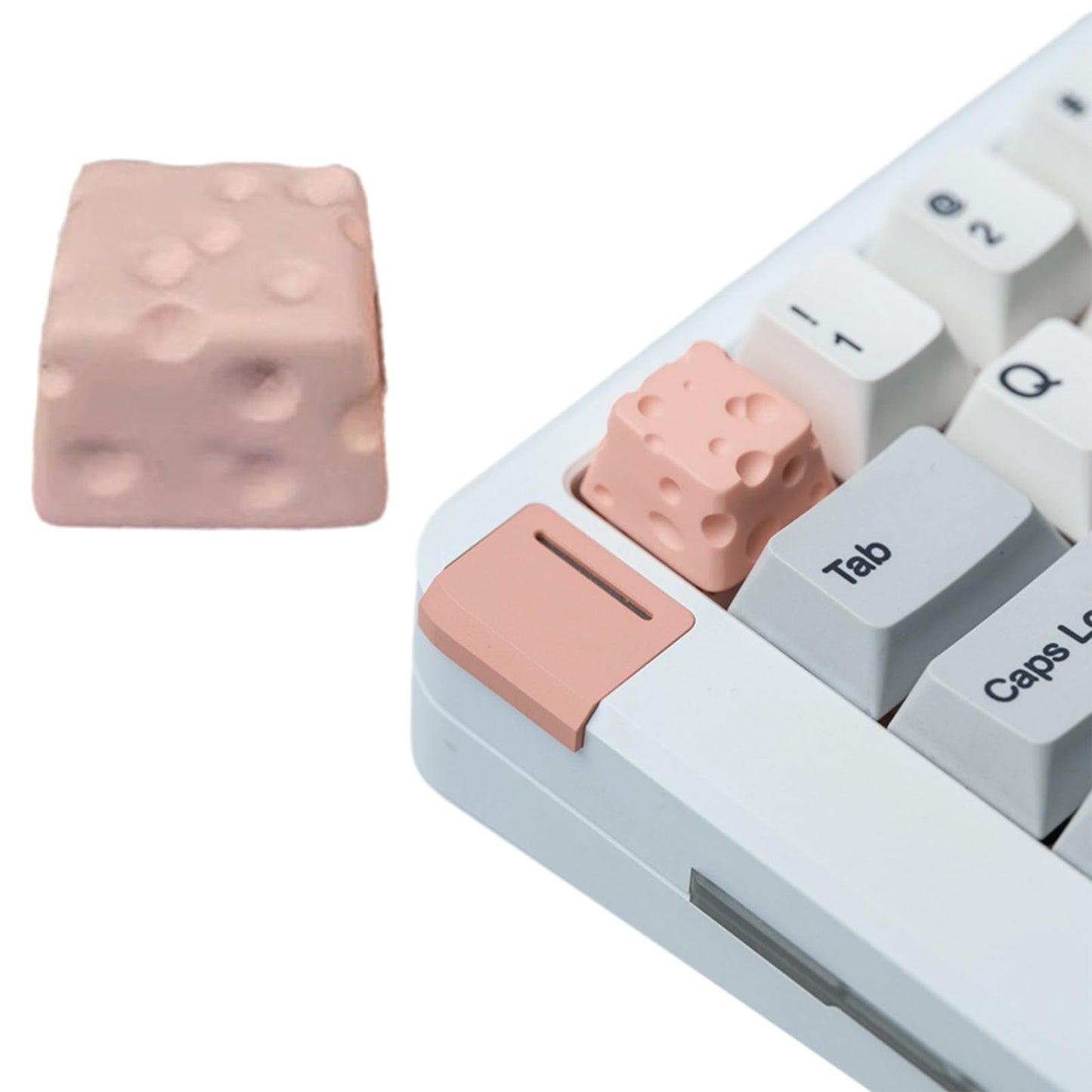 BANYUP Cute Keys 3D Cheese Cute Cartoon Keycaps Keycap for Mechanical Keyboard Keycap for Mechanical Keyboard Accessories Keyboard Replacement Keycap