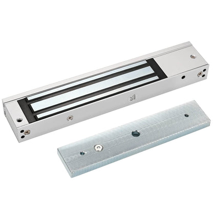 Electromagnetic Lock 280KG 600LBS Holding Force Electric Magnetic Door Lock 12V Fail Safe NC Mode for Access Control System