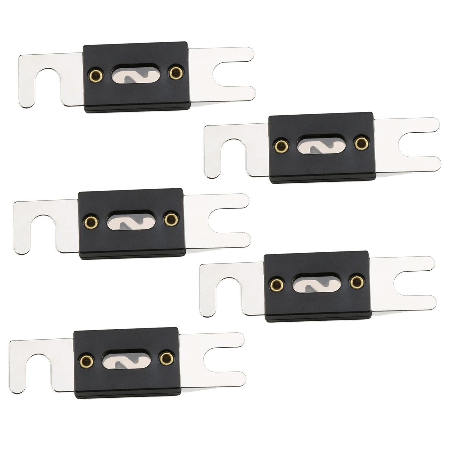 SIGANDG 100 Amp Nickel Plated ANL Fuses for car Audio and Video System(5 Pack)