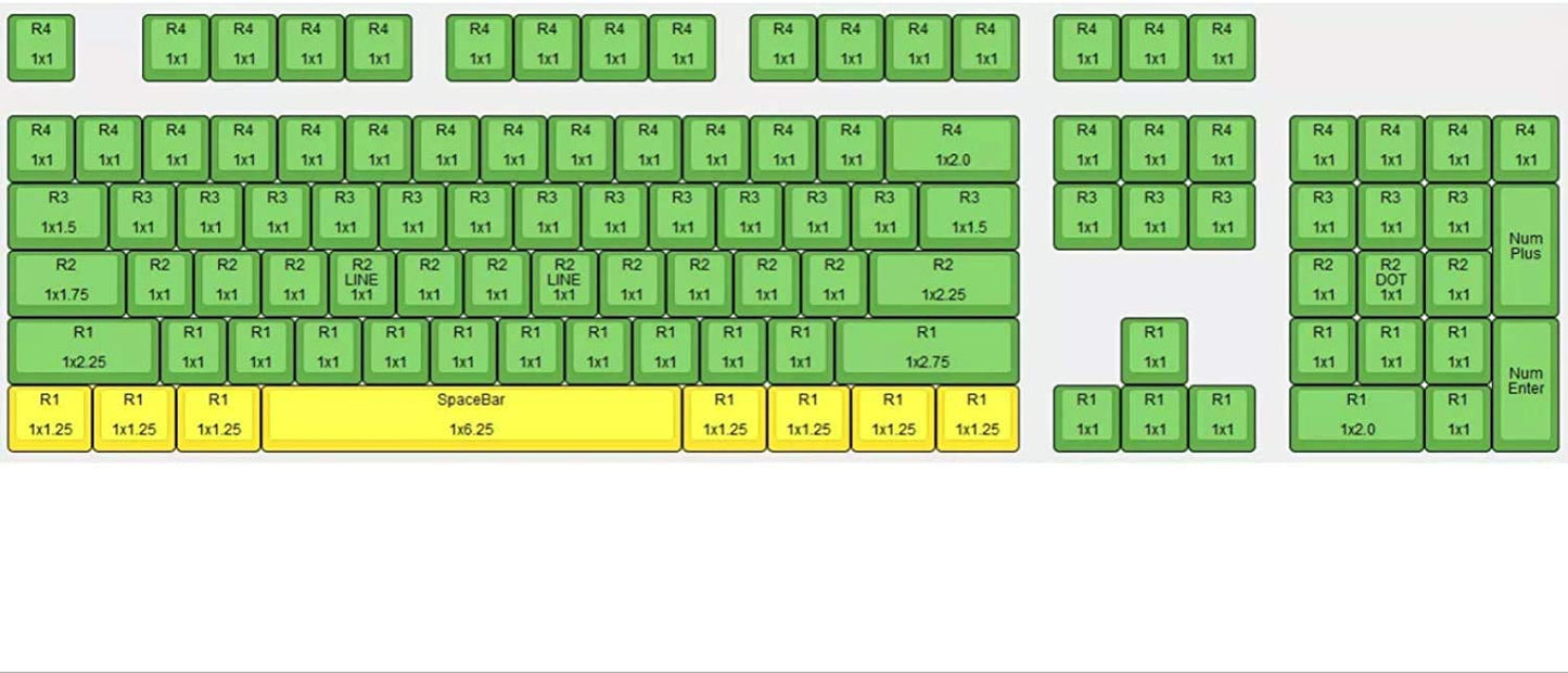 Handmade Seabed Landscape R4 Keycap Resin Artisan Backlit Switch SA Profile for Cherry MX RGB Gaming Mechanical Keyboard DIY Replace (Light Blue)