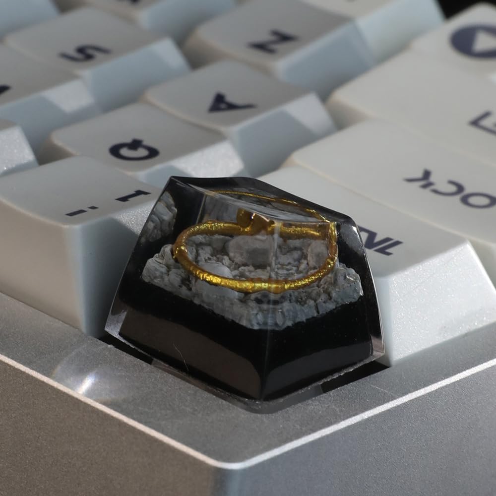 Thawella Keycaps,Resin Mechanical Keyboard Three-Dimensional Keycap,Wu Kong Transparent Personalized Replacement Keycaps for Gaming Keyboards
