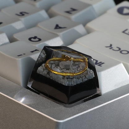Thawella Keycaps,Resin Mechanical Keyboard Three-Dimensional Keycap,Wu Kong Transparent Personalized Replacement Keycaps for Gaming Keyboards