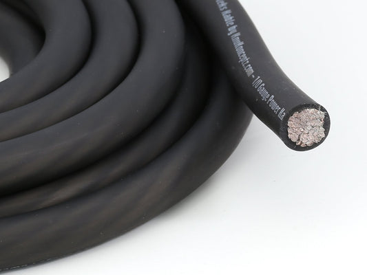 KnuKonceptz Kolossus Flex Kable 4 Gauge Power Wire Black OFC