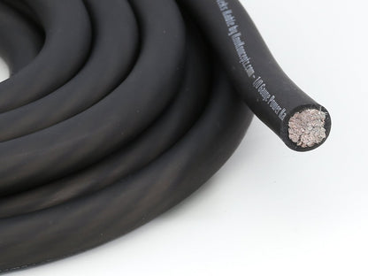 KnuKonceptz Kolossus Flex Kable OFC 4 Gauge Power Wire Copper Cable Black (100 ft) 4 AWG