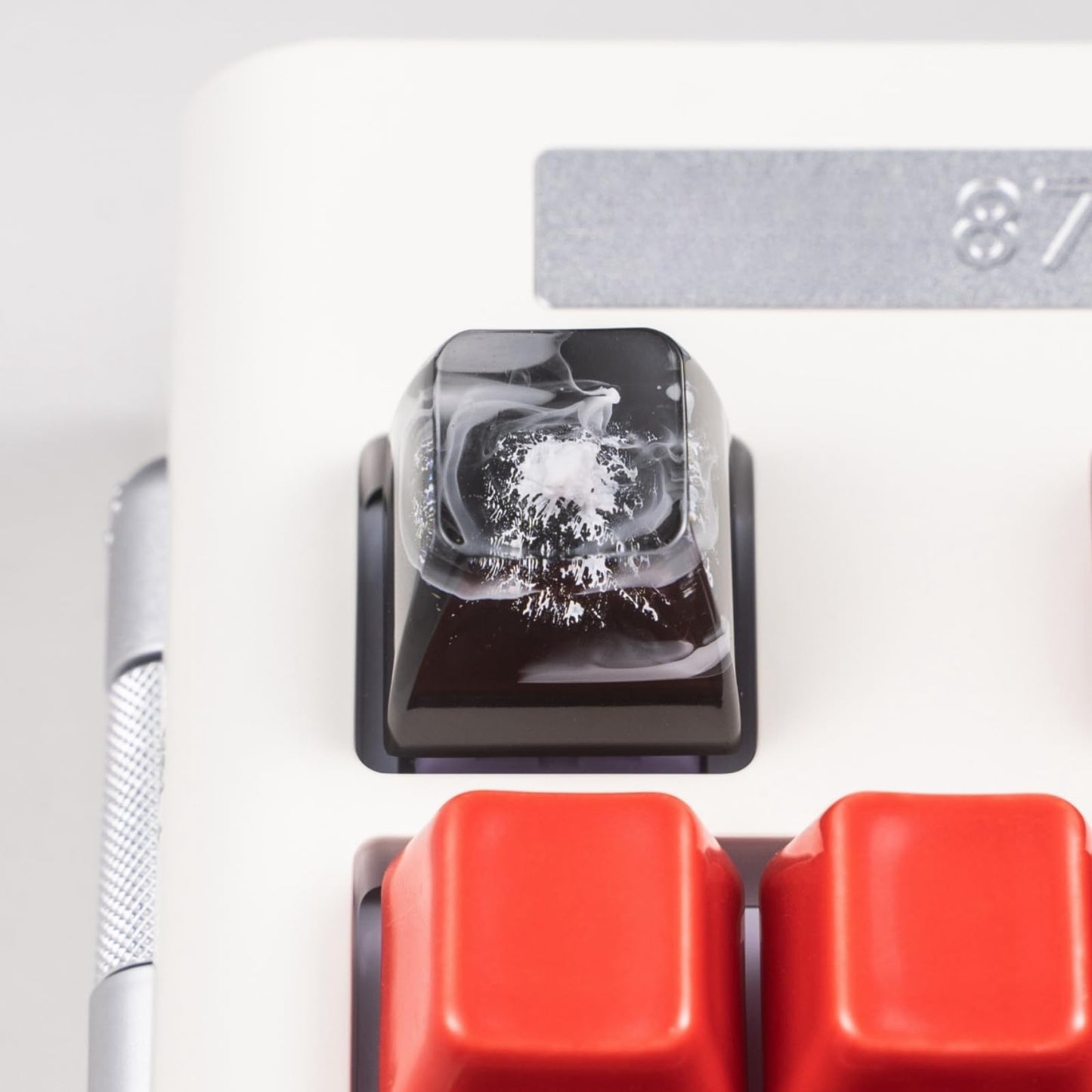 REDQIN Artisan Keycaps - Himalayan Mountain Resin keycap Escape Artisan Keycap Custom Keycap Handmade Keycaps for Mechanical Keyboards Key Cap FJ