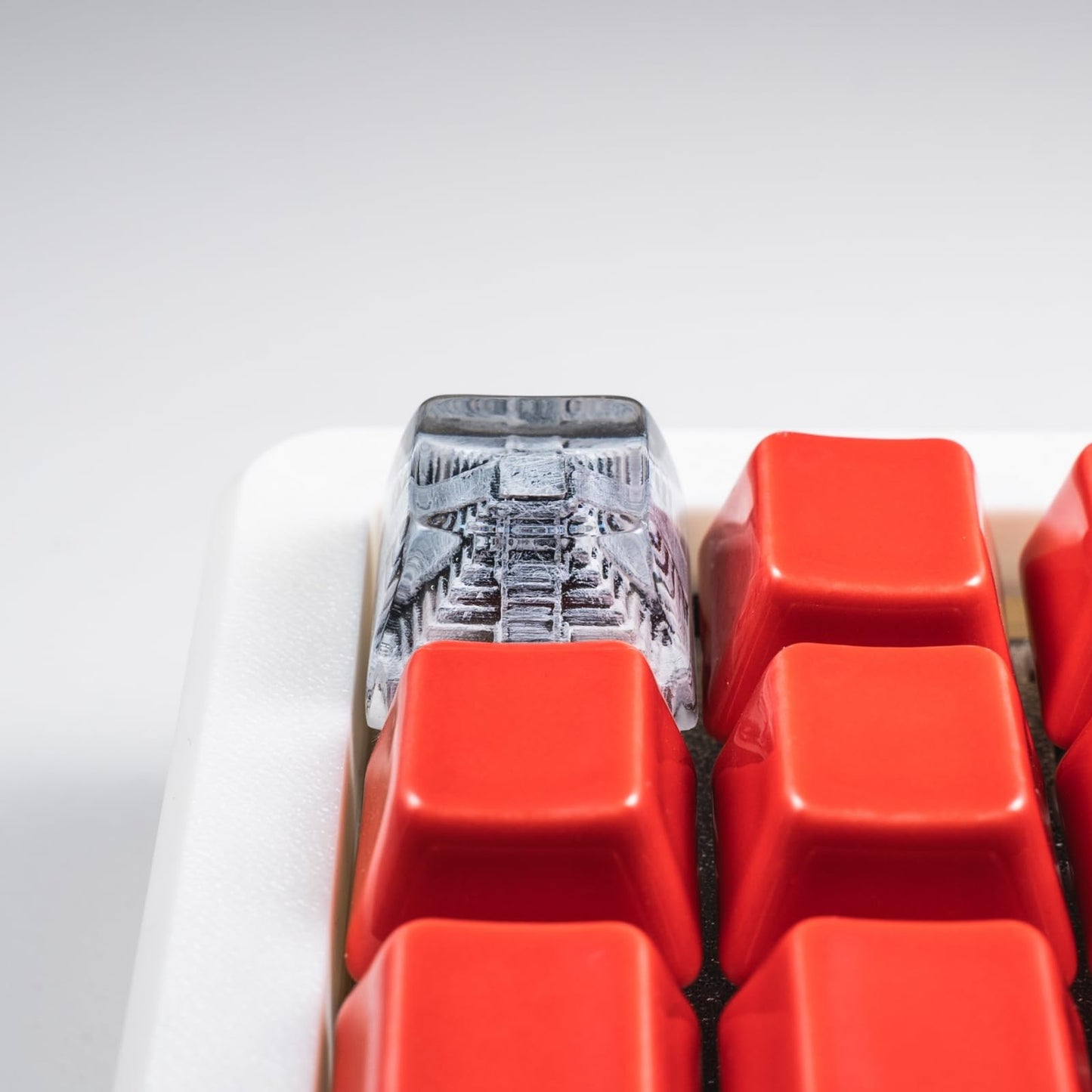 Artisan Keycaps Famous Landscape Series Resin Esc Keycap for Mechanical Keyboard (Snow Relics-SA R3 Profile)