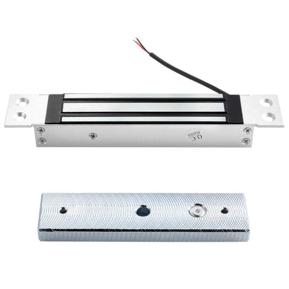 Electromagnet Flush Mount 180KG 350LBS Holding Force Embed Electric Magnetic Door Lock Waterproof 12V DC Fail Safe for Door Access System