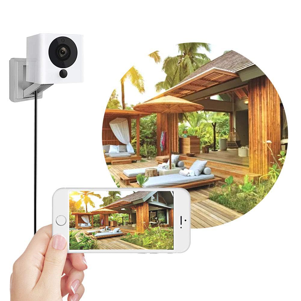 Smays 25 ft Micro USB Cable Replacement for Wyze Cam, Nest Camera - Extra Long Extension Power Cord (Black)