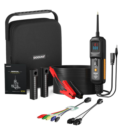 Multifunctional Power Circuit Probe Tester DC Voltage 12V to 40V, 20FT Extension Wire, Grounding Testing, Component Activation, Short Circuit Positioning, Continuity Testing