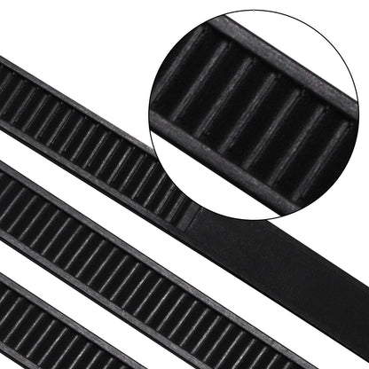 SWZHAI 120 PCS Push Mount Zip Ties, Nylon Car Mount Wire Tie Snap in Cable Zip Ties, Black Push Mount Cable Ties Automotive Zips Tie Fastener Wire Harness Clips for Wire Tying (6-Types)