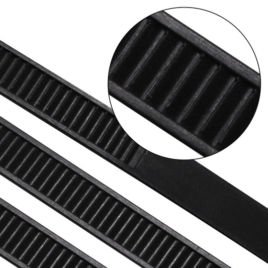 SWZHAI 120 PCS Push Mount Zip Ties, Nylon Car Mount Wire Tie Snap in Cable Zip Ties, Black Push Mount Cable Ties Automotive Zips Tie Fastener Wire Harness Clips for Wire Tying (6-Types)