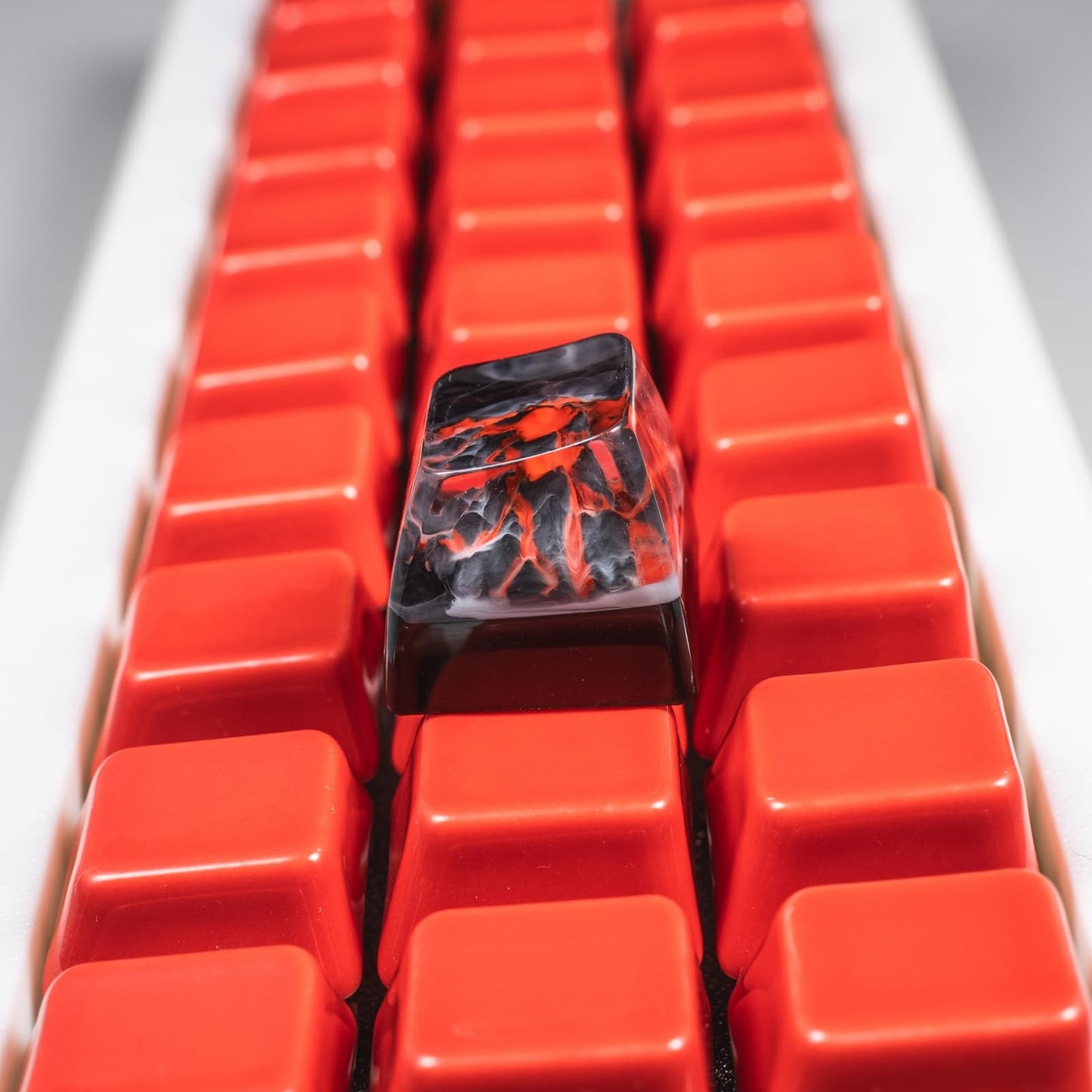 Artisan Keycaps Famous Landscape Series Resin Esc Keycap for Mechanical Keyboard (St.Helens Volcano Keycap)