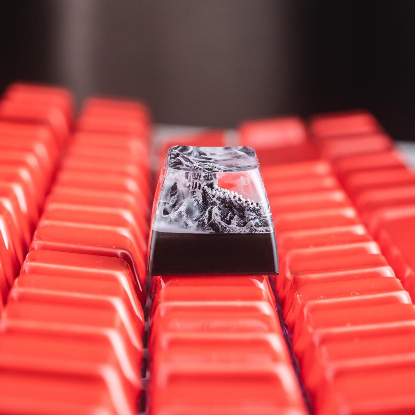 REDQIN Artisan Keycaps The Great Wall Shape SA Profile Handmade Keycap Escape Keycap Resin for Mechanical Keyboard