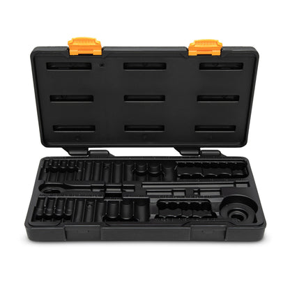 GEARWRENCH 51 Pc. 1/4 Inch Drive 6 Pt. 120XP Mechanics Tool Set, Standard & Deep, SAE/Metric - 80300P